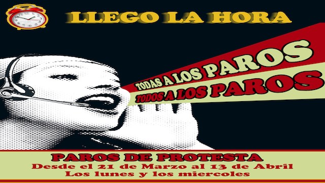 Paros en Telemarketing